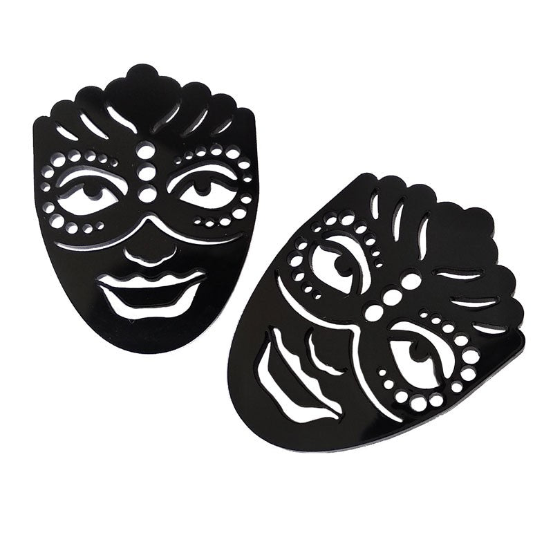 Topos caras acrílico