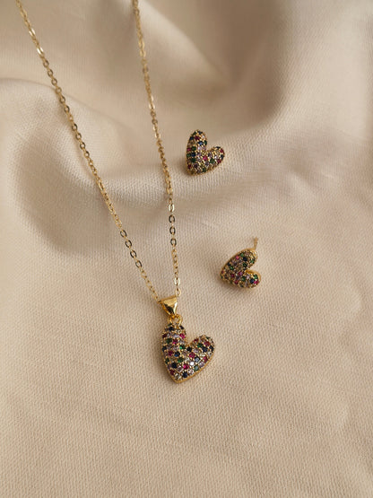 Cadena Corazón microcircones