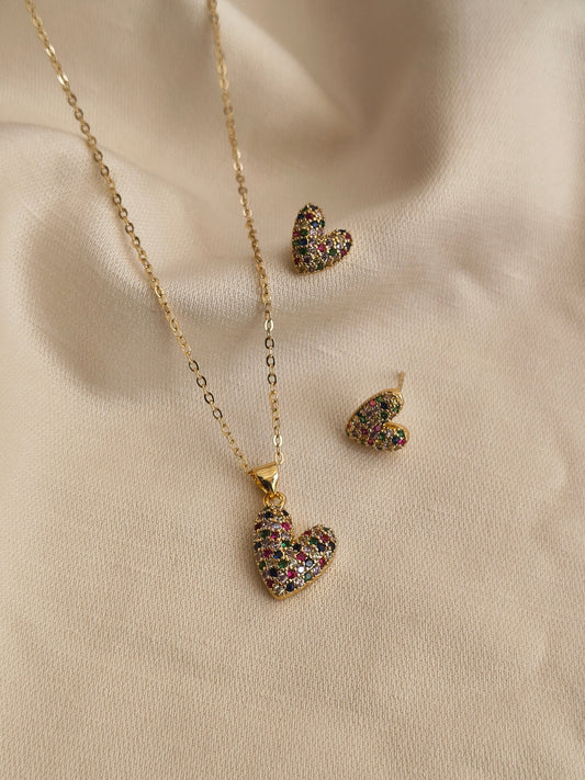 Cadena Corazón microcircones