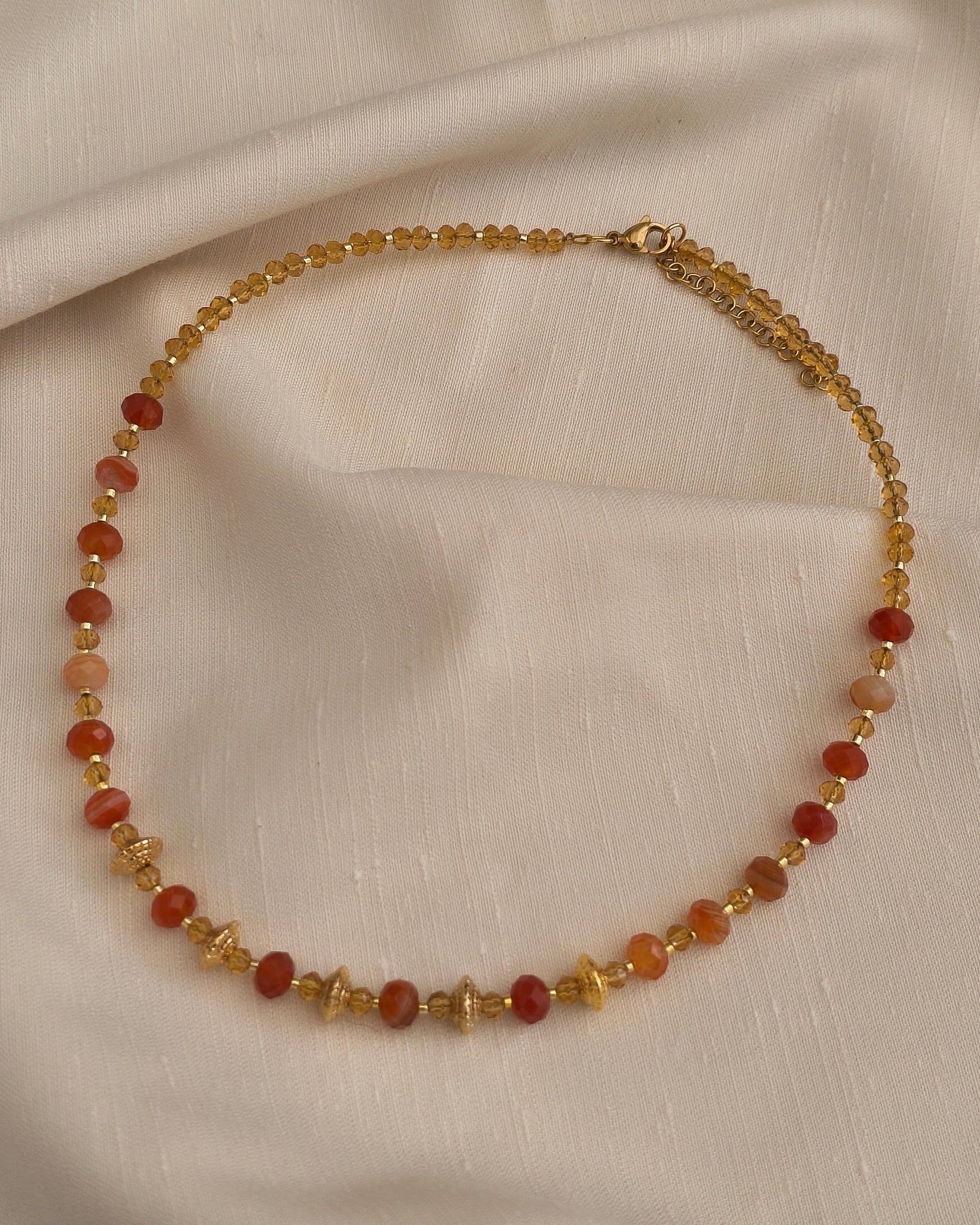 Collar cornalina