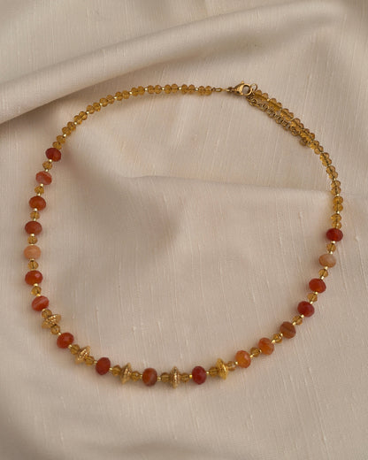 Collar cornalina