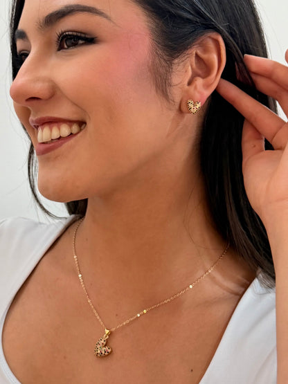 Cadena Corazón microcircones