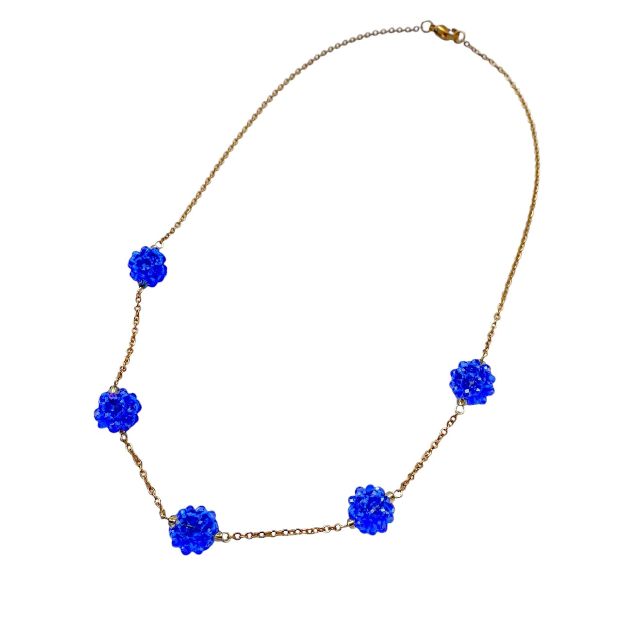 Collar esferas cristal
