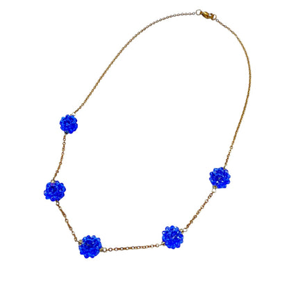 Collar esferas cristal