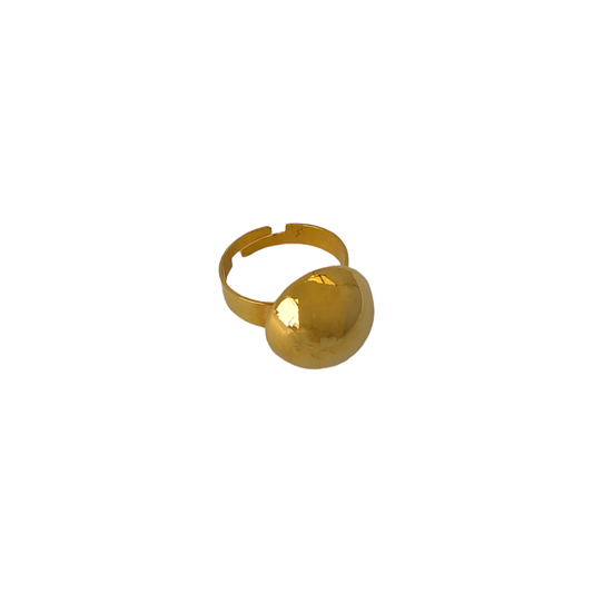 Anillo media bola acero