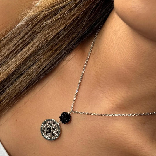 Collar Morum plateado