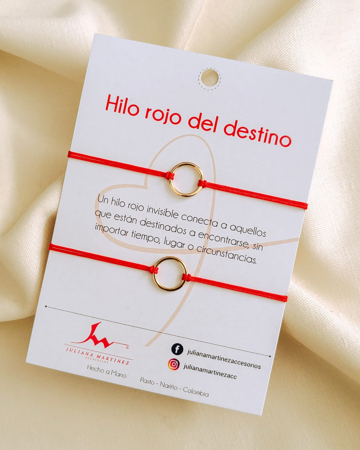 Pulsera Hilo rojo X2