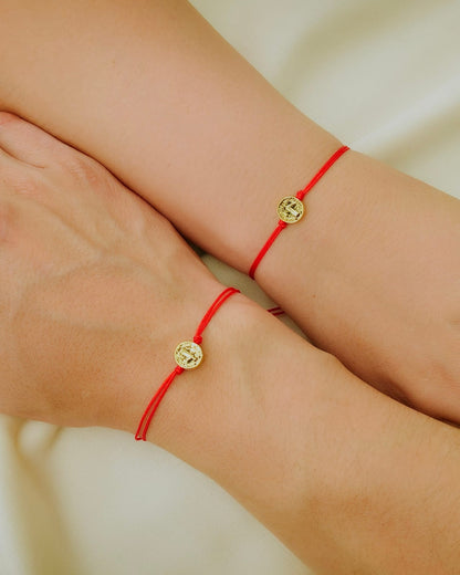 Pulsera San Benito zamac X2