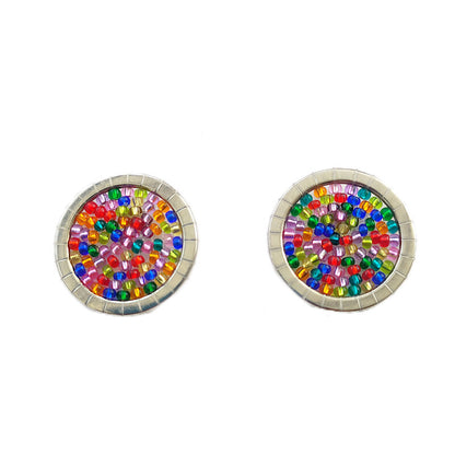 Topo circulo peyote de colores