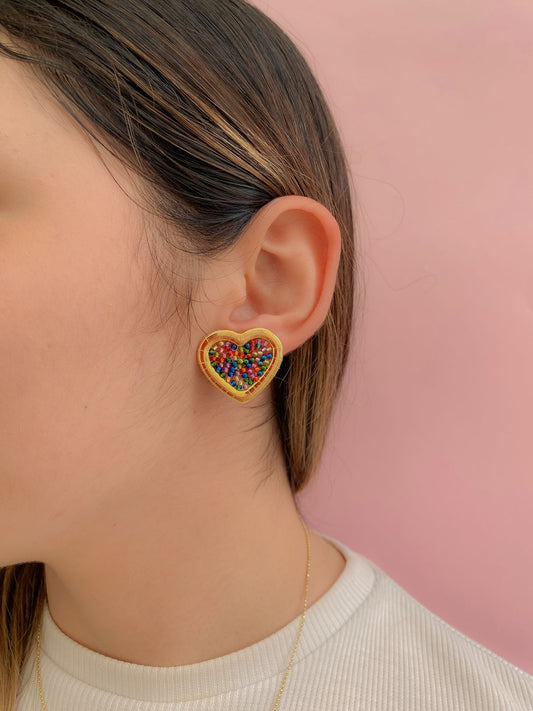 Topo corazón peyote
