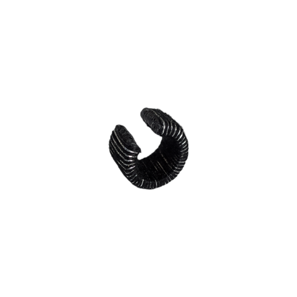 Earcuff filum negro plateado E 12NP